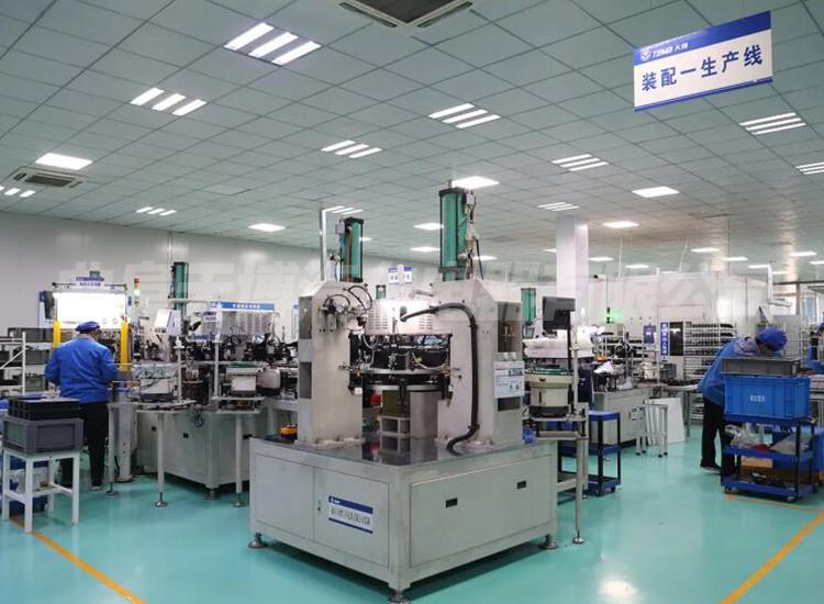 Electronic speaker production line
